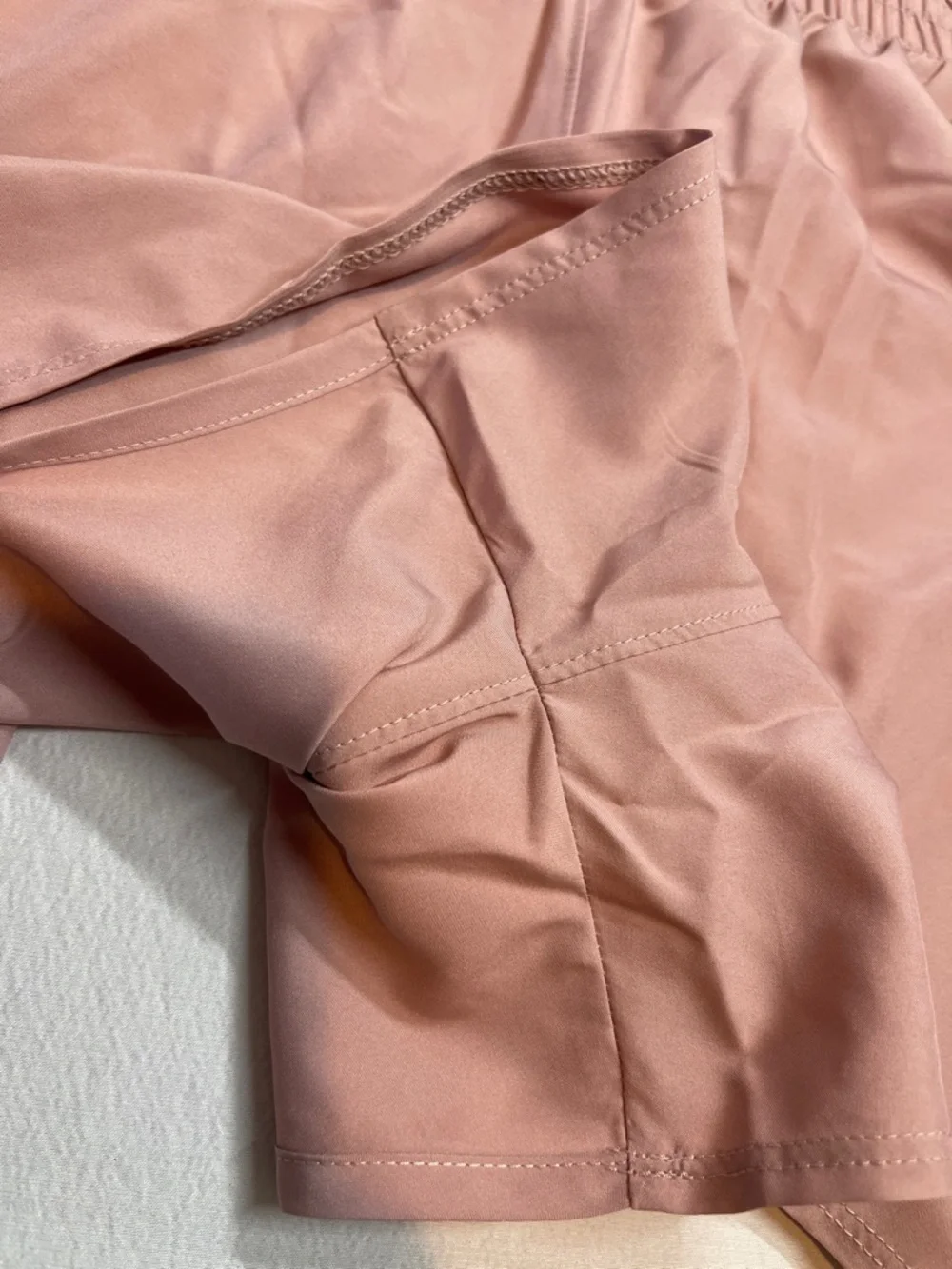 Under Armour Fly By 3 inch Rose Blush Running Shorts - Picture 6 of 11